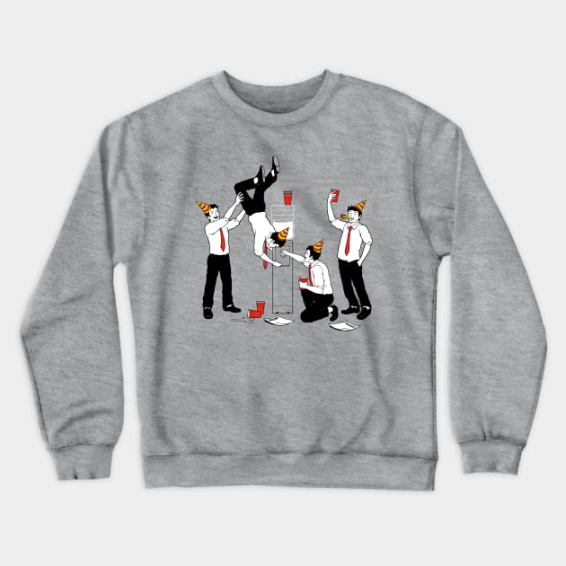 Office Party Crewneck Sweatshirt by tomburns